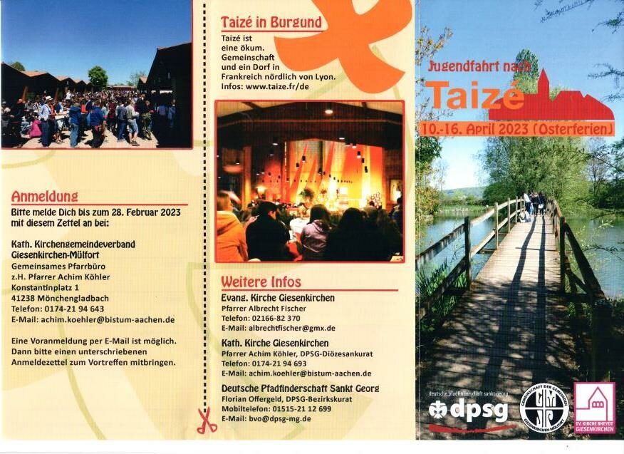 Anmeldeflyer Taizéfahrt0001