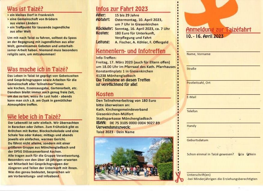 Anmeldeflyer Taizéfahrt0002